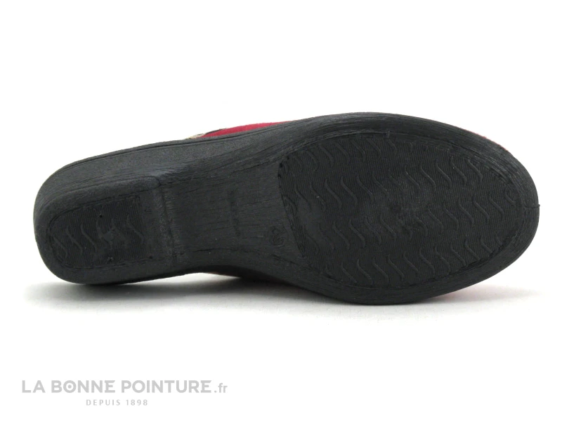 Lollans - Bordeaux - Lisere Leopard - Pantoufle Femme – Image 4