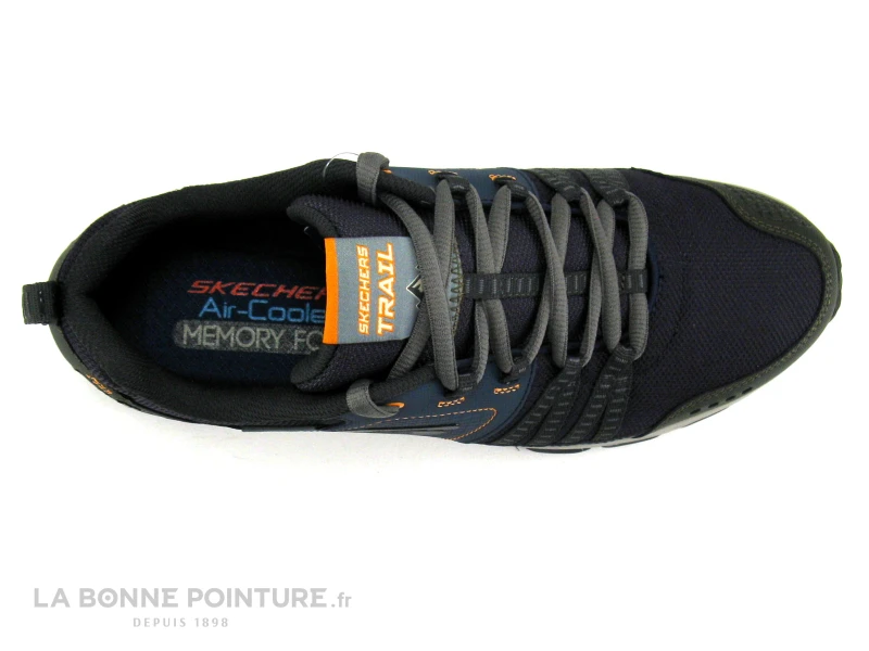 Skechers Escape Plan 51591 Gris Bleu - Mens Sport Casual - Basket – Image 6