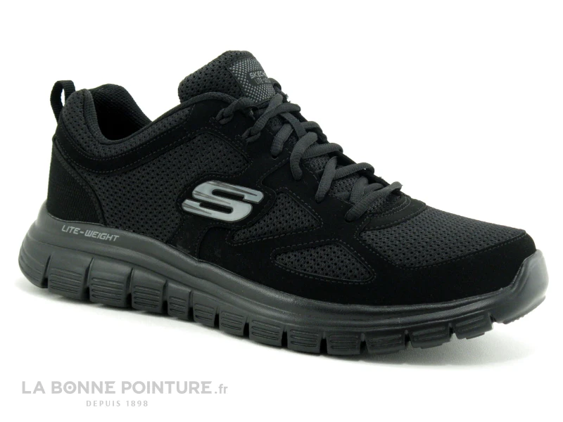 Skechers Burns Agoura - Black - 52635 - Chaussure Sport Homme