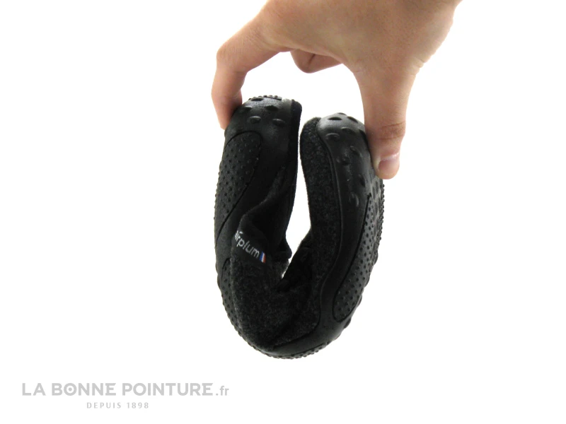 Airplum BELOEIL Noir - Yeux - Pantoufle Mule Femme - Semelle Souple – Image 4