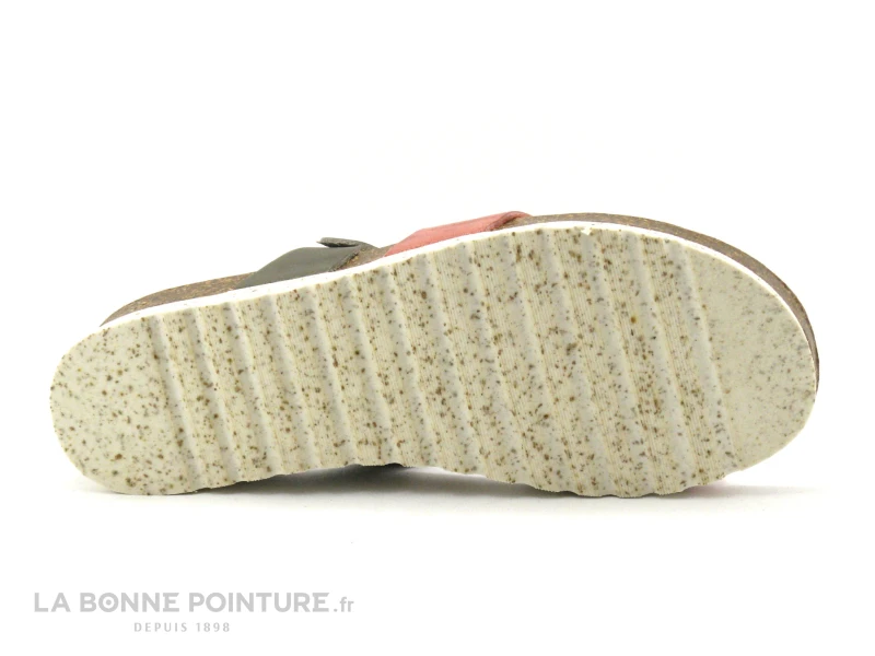 Bio Life 1934 964 Candy 05 Kaki - Rouge - Beige - Tong Femme – Image 6