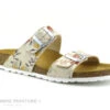 Bio Life 2632 Fleuri - Mule Femme - 2 Brides Reglables