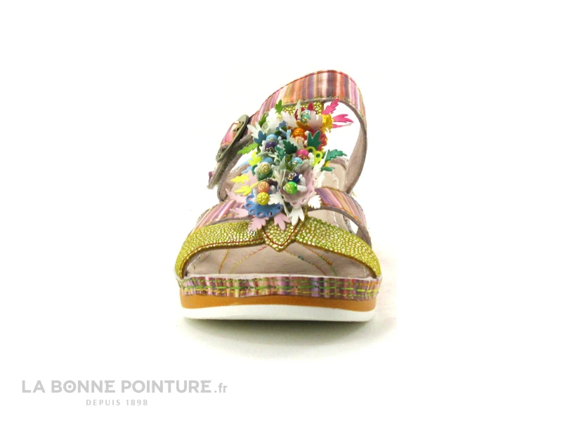 Laura Vita BRCUELO 242 Jaune Multicolore - Mule Femme – Image 2