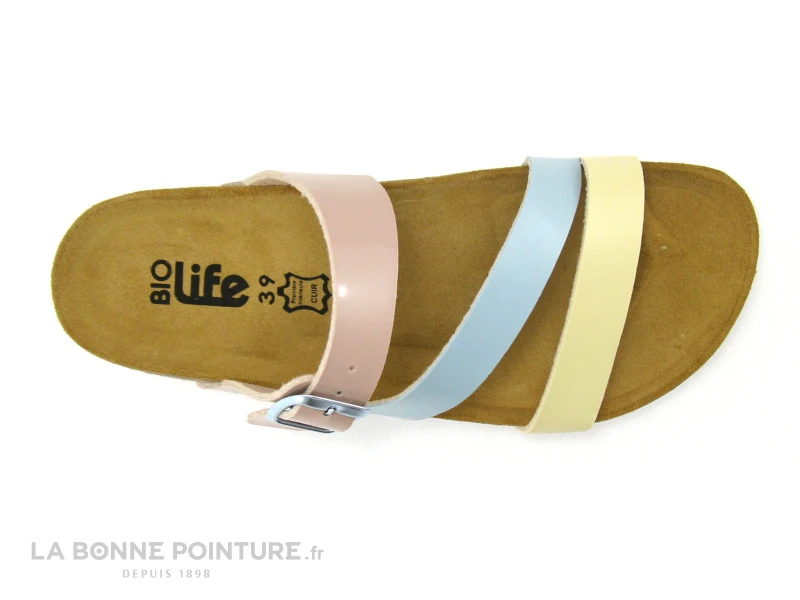 Bio Life 1588 Jaune Aqua Rose - Mule Reglable Femme â Image 5