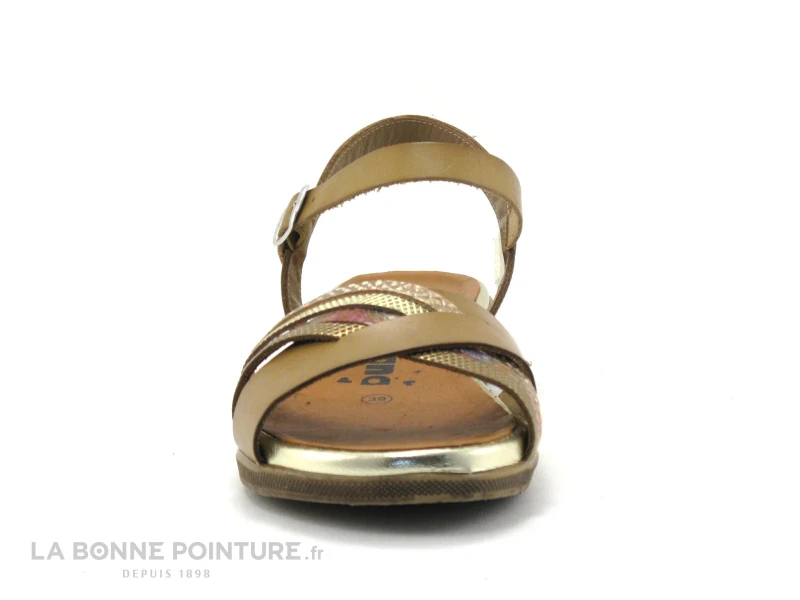 Jordana 3421 Cuero - Sandale Femme Marron - Or – Image 2