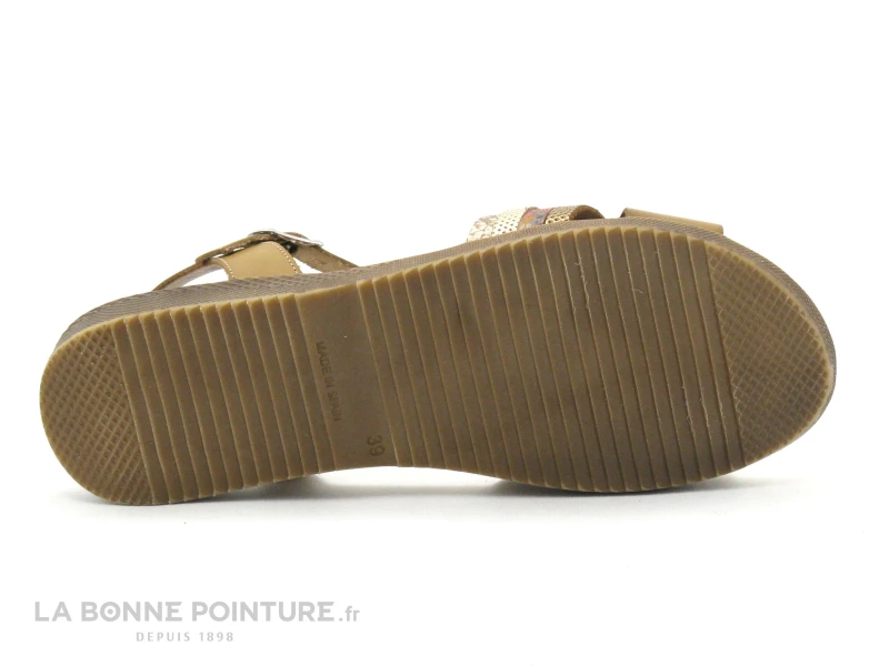 Jordana 3421 Cuero - Sandale Femme Marron - Or – Image 6