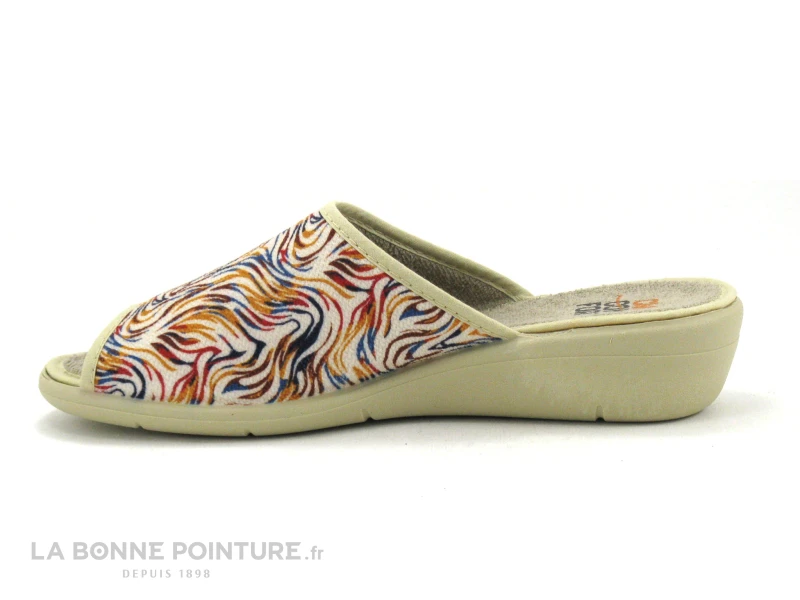 CM Confort 48750000 Tiguer - Beige Et Multicolore - Pantoufle Mule F – Image 2
