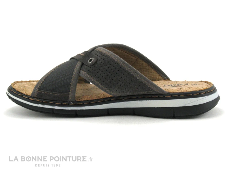 Point D Orgues REMINDER 09 Black Marron - Mule Homme – Image 3