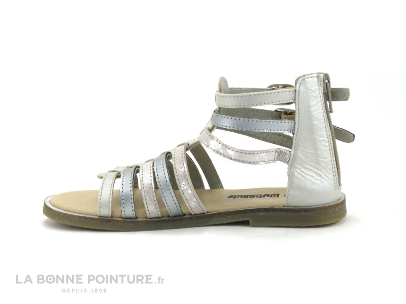 Lilybellule HIBELA Argent - Sandale Spartiate Fille – Image 3