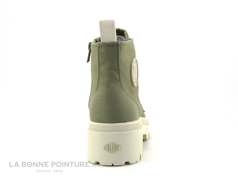 Palladium PALLABASE Twill Dune - 96907-297- M - Chaussure Montante Kaki â Image 4