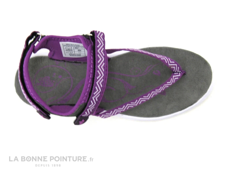 Lico LAGOS Lilas Gris - Sandale Femme Avec Entre-doigts – Image 4