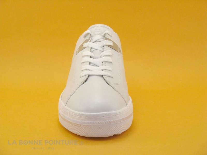 Tamaris 1-23766-26 117 White Leather - Basket Femme Cuir Blanc – Image 2