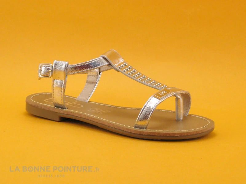 LPB EMILIE Argent - Sandale Mode Fille – Image 4