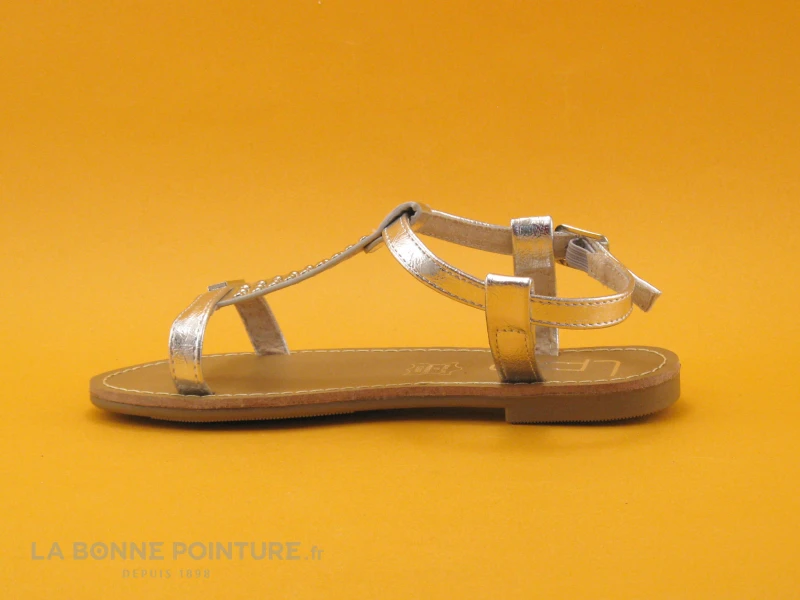 LPB EMILIE Argent - Sandale Mode Fille – Image 3