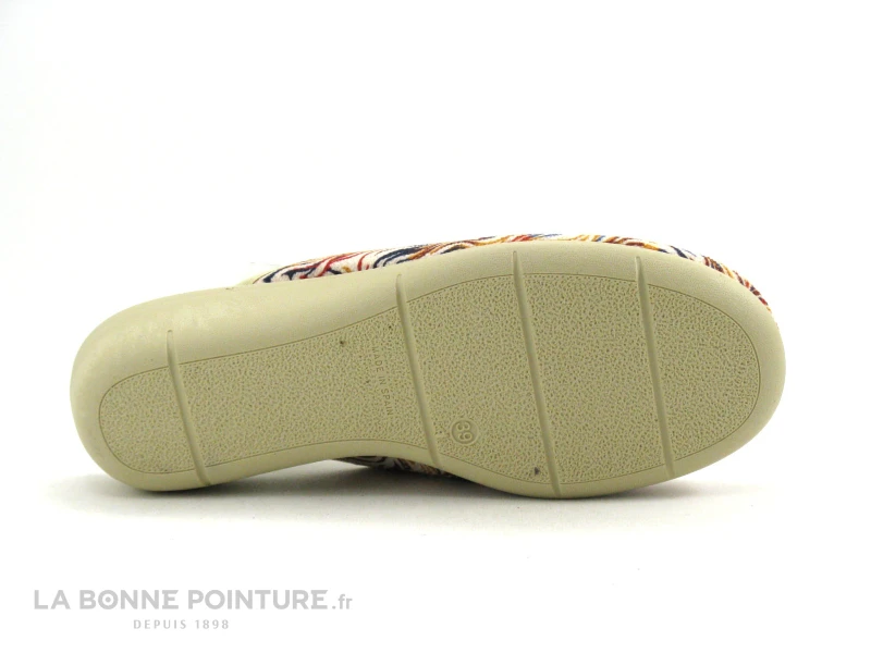 CM Confort 20056 Tiguer - Beige Et Multicolore - Pantoufle Mule F – Image 4