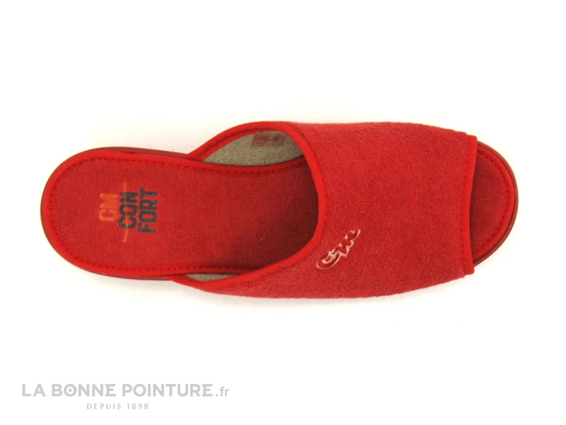 CM Confort 48750001 - Rouge - Pantoufle Mule En Eponge – Image 3