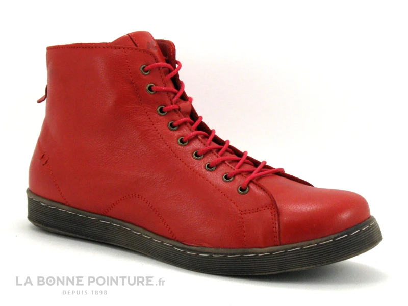 Andrea Conti 0341500-583 Chili - Chaussure Montante Rouge Fonce – Image 5