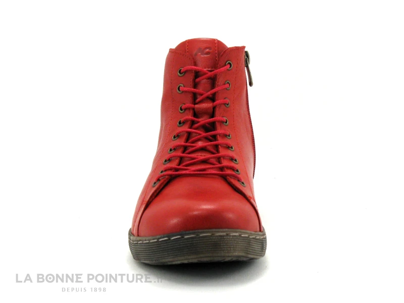 Andrea Conti 0341500-583 Chili - Chaussure Montante Rouge Fonce – Image 2