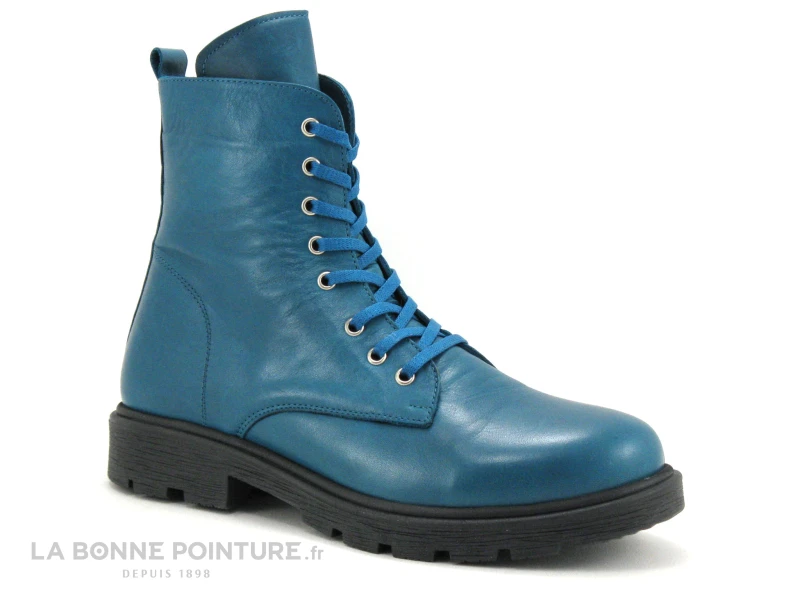 Andrea Conti 0020046891 - Topas - Bottine A Lacet Bleu Turquoise – Image 5