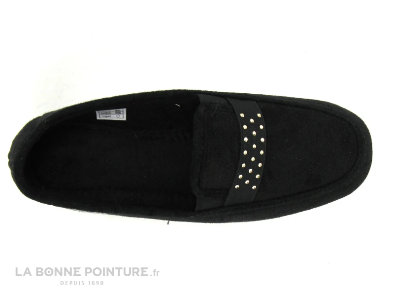Semelflex MARIE CLAUD Noir - Chausson Mocassin Femme â Image 4