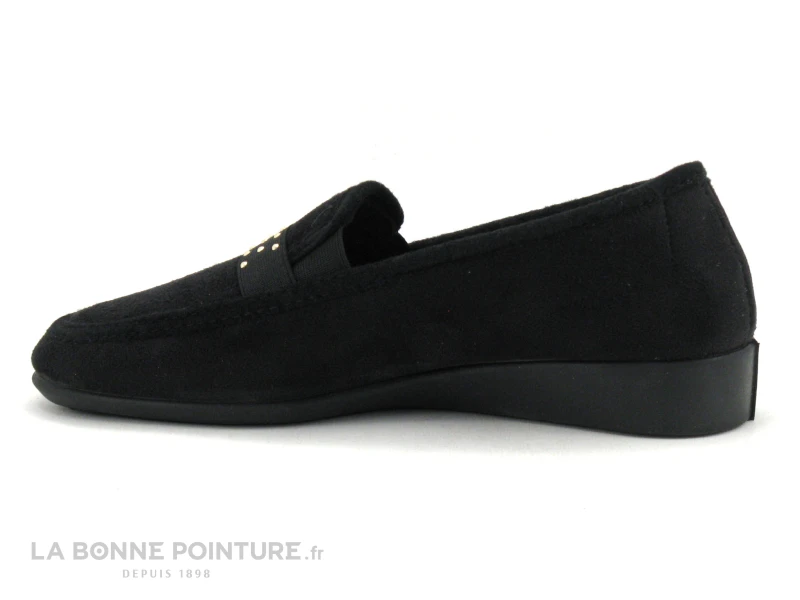 Semelflex MARIE CLAUD Noir - Chausson Mocassin Femme â Image 3