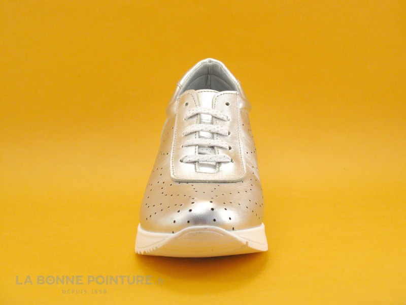 Brans 13316 - Argent - Basket Femme Semelle Compensee – Image 2