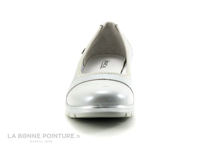 Inea RODEZ Verni Gris Argent - Ballerine Compensee â Image 2