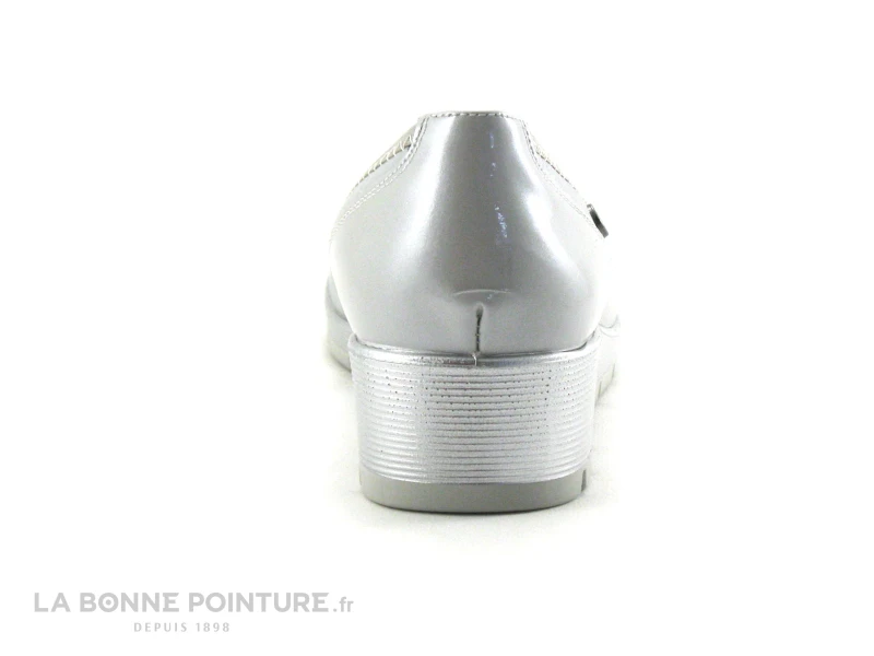 Inea RODEZ Verni Gris Argent - Ballerine Compensee â Image 4