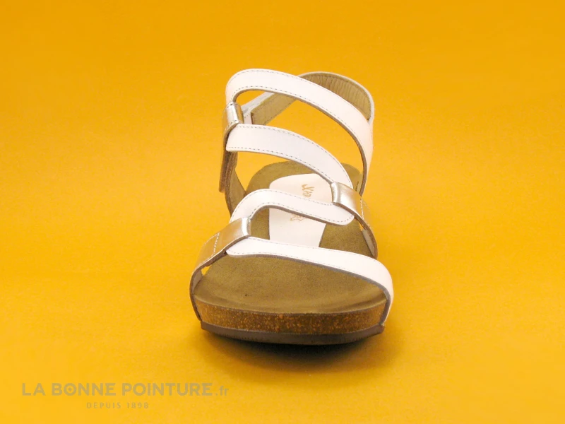 Xapatan 2164 Blanc Argent - Sandale Mode Confort Femme â Image 2