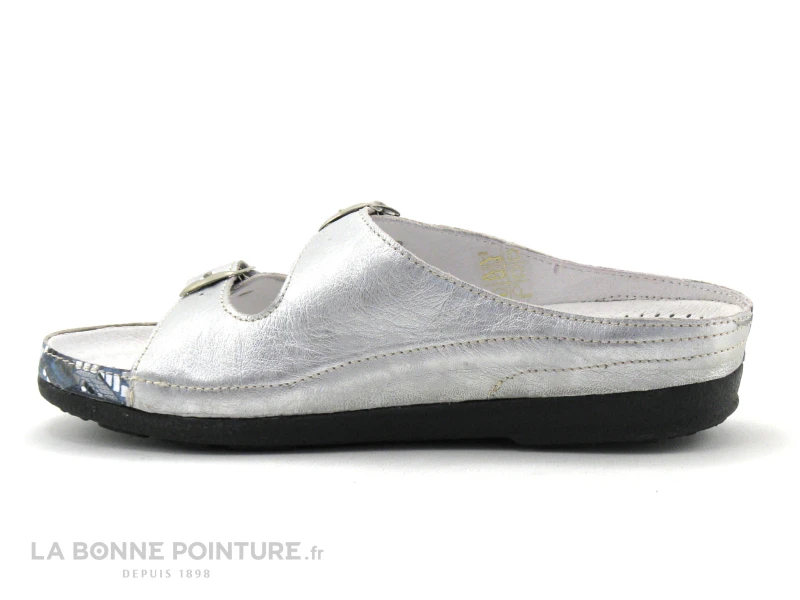 Pedi Girl WELL Bic DB - Argent Bleu - Mule Reglable Femme – Image 3