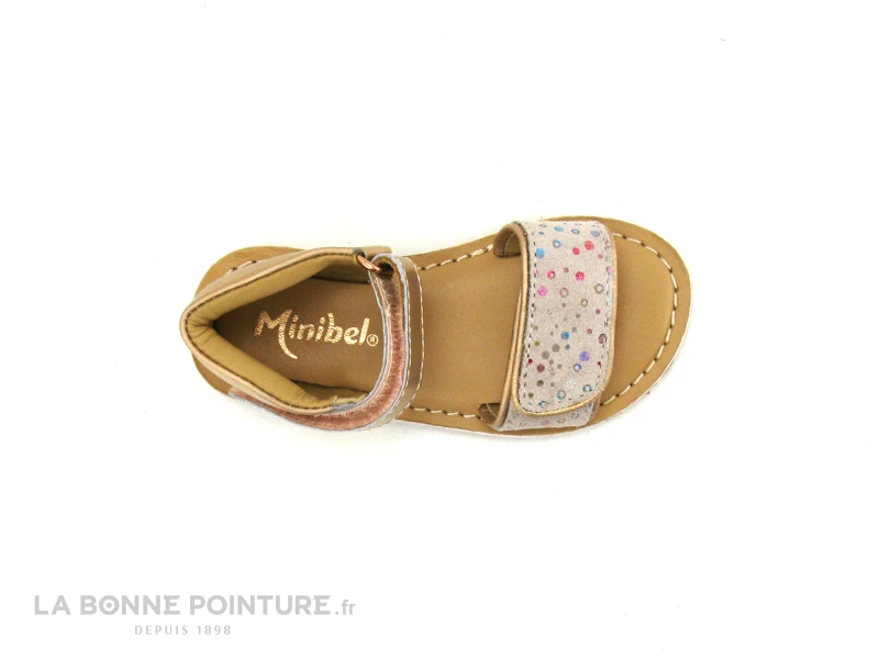 Minibel VIOLETTE Peach - Sandale Premiers Pas Fille Semelle Souple – Image 6