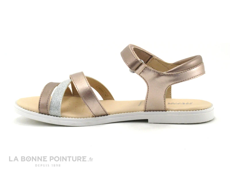 Geox KARLY Rose - J5235D - Sandale Fille Rose Metallise – Image 3