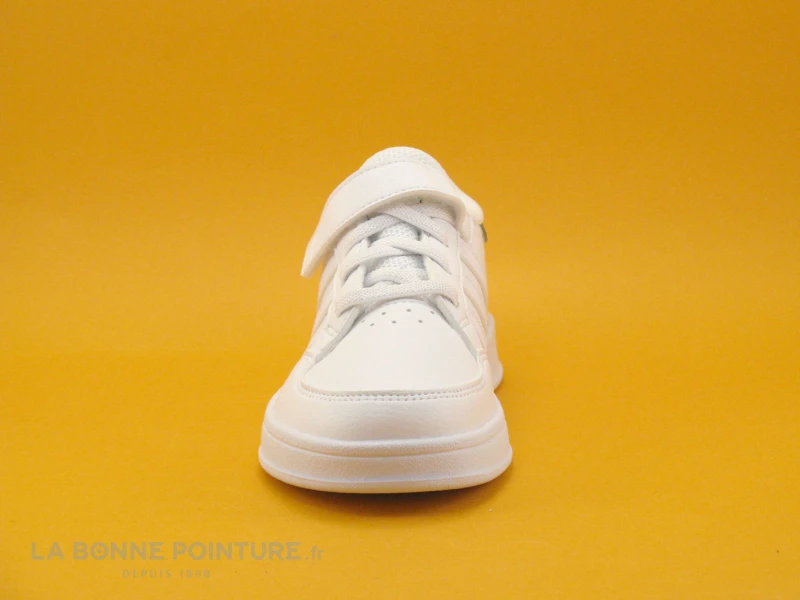 Adidas BREAKNET C - FZ0109 - Blanc Vert - Basket Enfant – Image 2