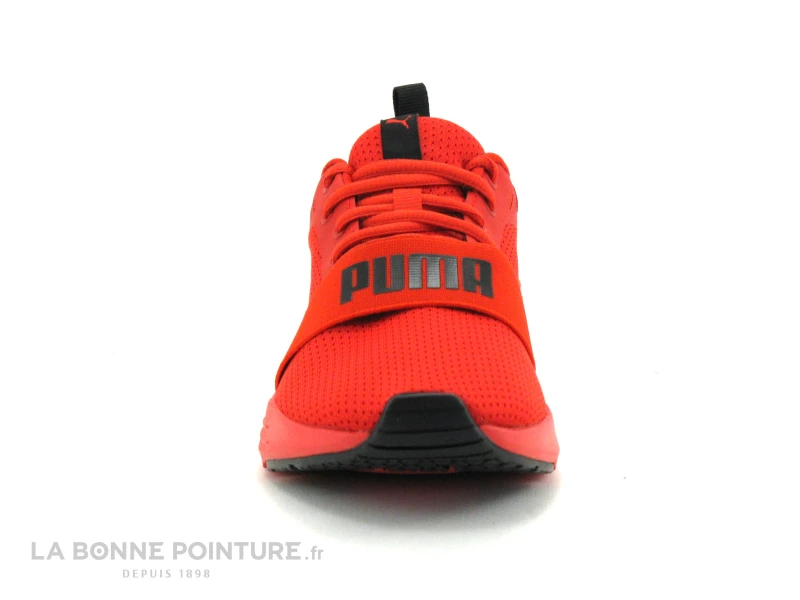 Puma WIRED RUN Red - Basket Rouge Avec Large Elastique JR – Image 2