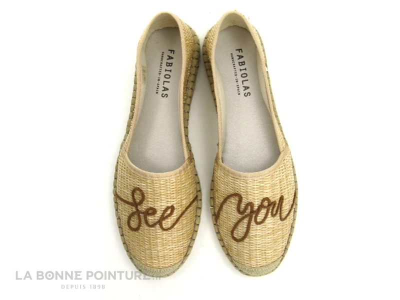 Fabiolas 101105 - Beige Paille Tressee - Espadrille Femme – Image 4