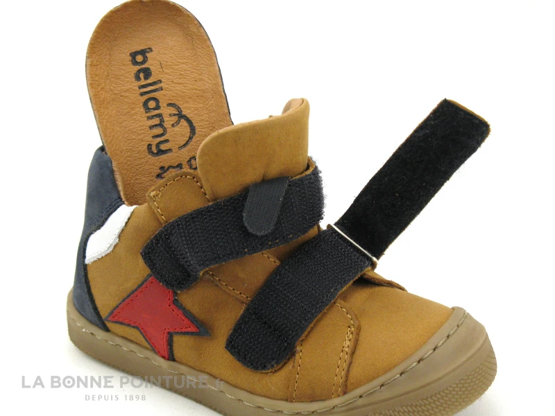 Bellamy GANKO Camel - Etoile - Boots GARCON - 2 Brides Scratch – Image 5