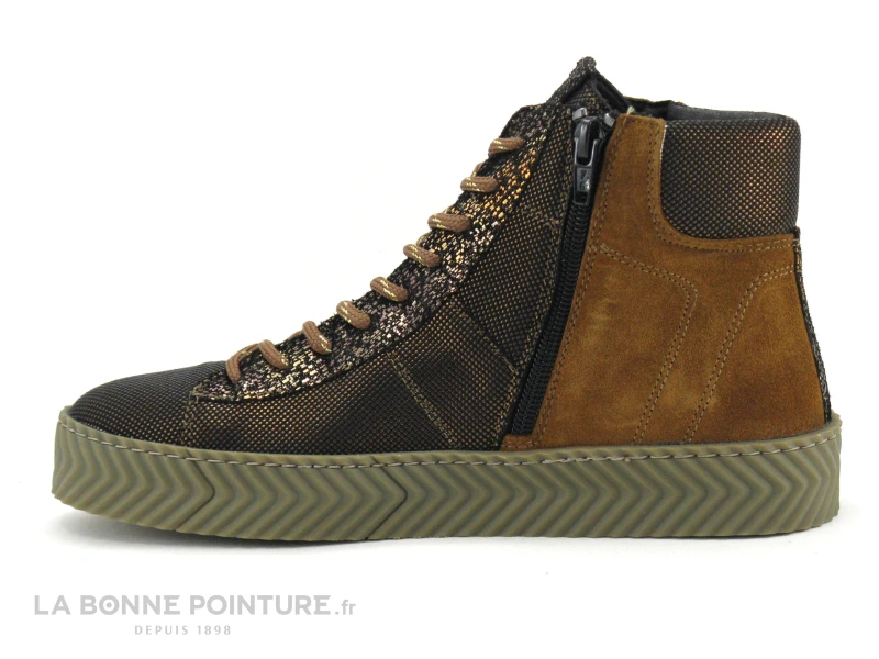 La Vie Est Belle - FUSAIN - Marron - Basket Montante Femme – Image 3