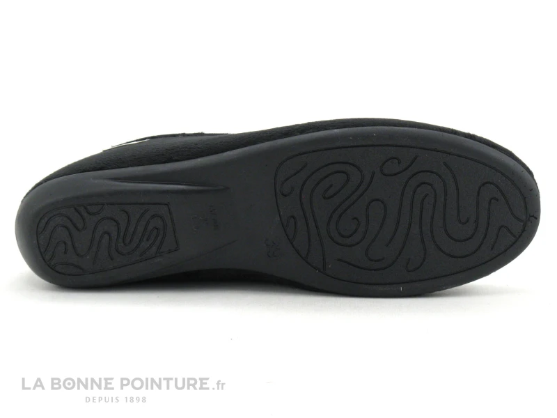 Maison Espadrille 6190 - Velours Noir - Chausson Ballerine – Image 5