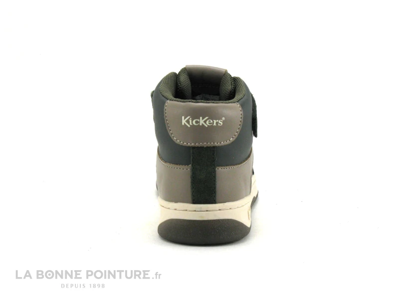 Kickers KICKALIEN Kaki Jaune Taupe - 910873 - Sneakers Montante â Image 4