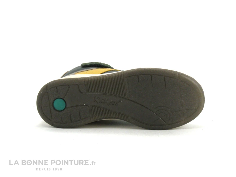 Kickers KICKALIEN Kaki Jaune Taupe - 910873 - Sneakers Montante â Image 7