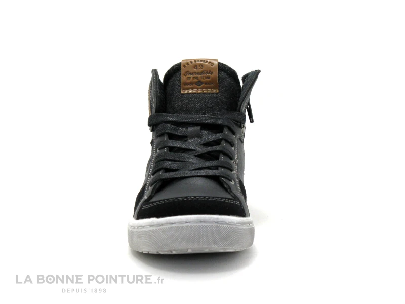 SK8 By Bopy TAROULIO Noir Gris - Basket Montante GARCON – Image 2