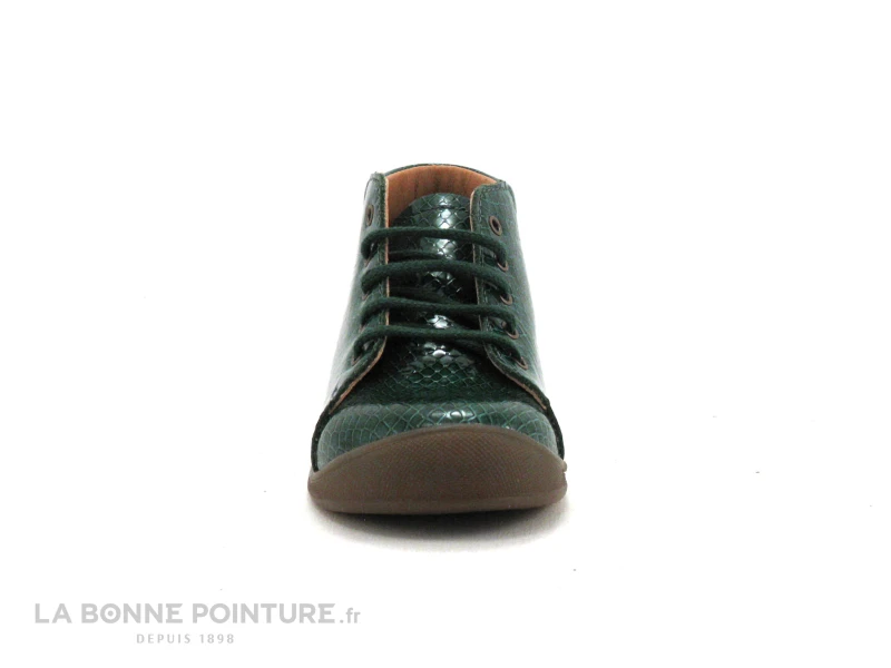 Bopy UVELI - Vert Croco - Chaussure Montante Fille Vernie – Image 2