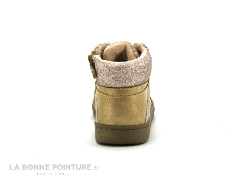 Kickers LOWELL Champagne - 739355 - Basket Montante Fille – Image 4