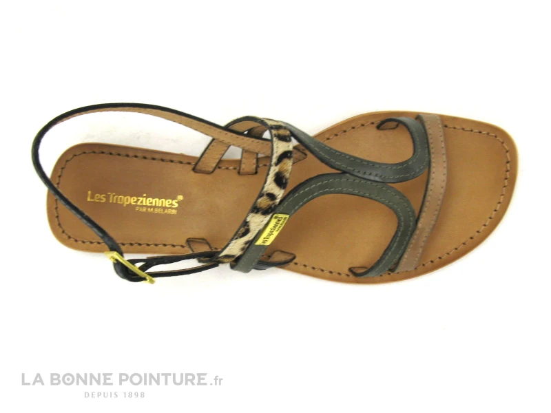 Tropeziennes HONI 23274 Kaki Multi - Leopard - Sandale – Image 6