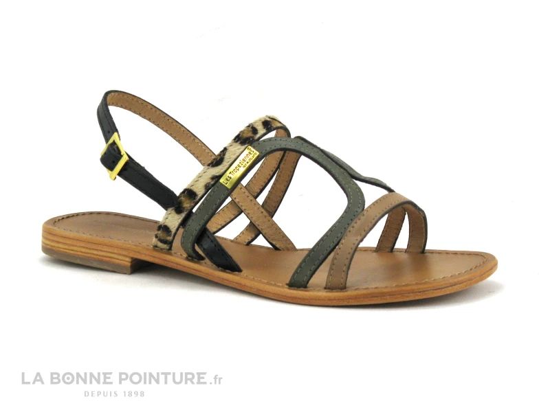 Tropeziennes HONI 23274 Kaki Multi - Leopard - Sandale – Image 5