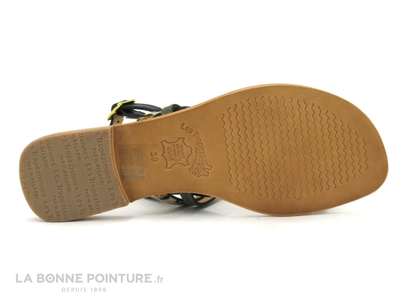 Tropeziennes HONI 23274 Kaki Multi - Leopard - Sandale – Image 7