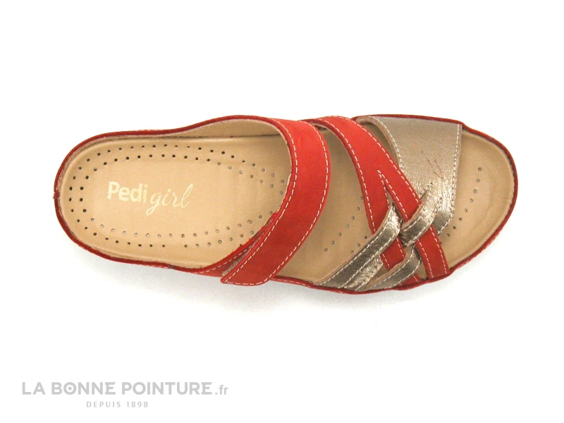 Pedi Girl CLOW Rouge - Mule Confort Femme – Image 6
