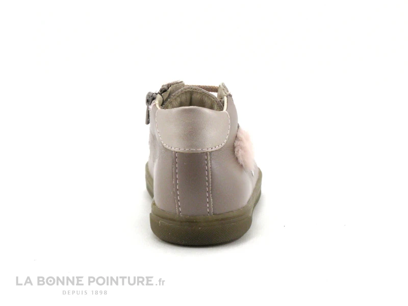 Bopy ROMANA Rose - Pompon Fourrure - Chaussure BEBE Fille – Image 2