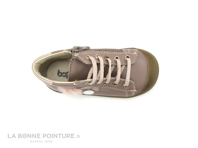 Bopy ROMANA Rose - Pompon Fourrure - Chaussure BEBE Fille – Image 6