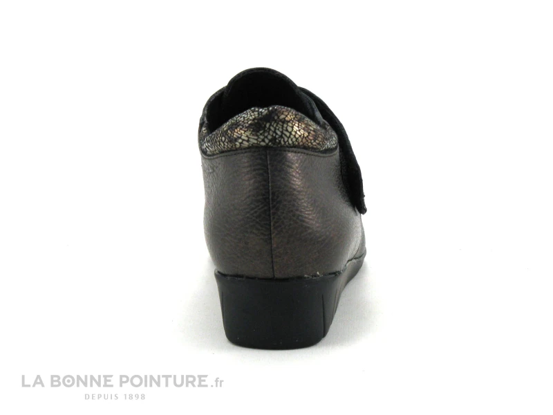 Pedi Girl BILIAN Bronze Noir - Chaussure Montante Femme Avec Velcro – Image 4